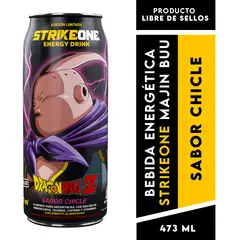 STRIKE ONE - Bebida energética Chicle - 24 uds (473ml c/u)StrikeOne
