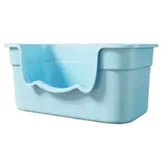 GENERICO - Arenero Grande Sanitario De Gatos Con Pala 50cm Celeste