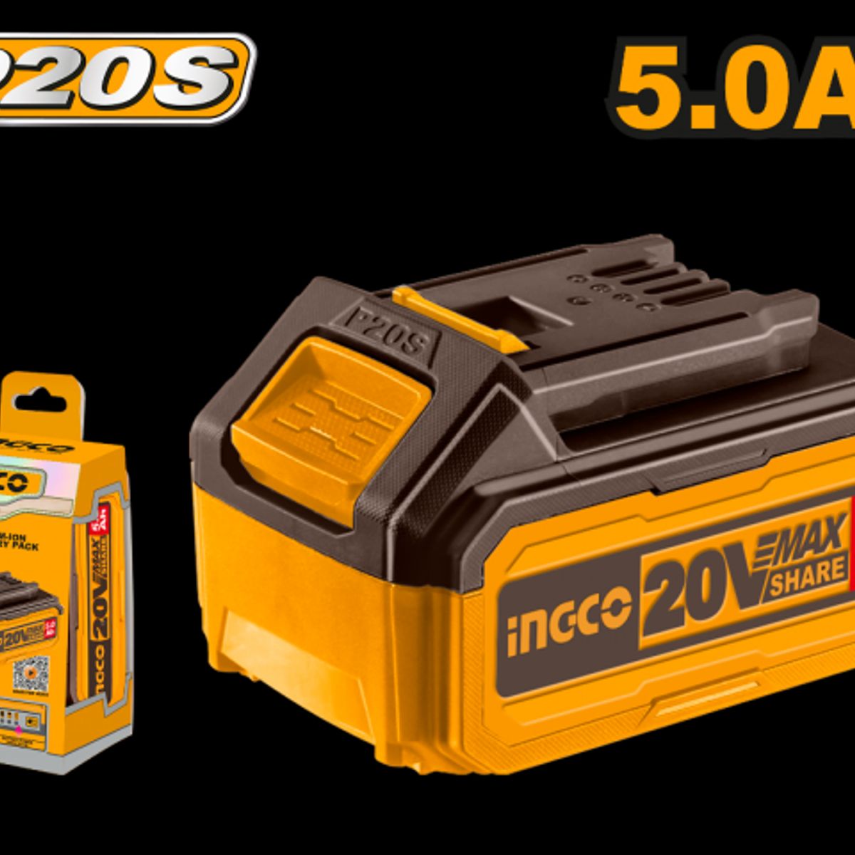 INGCO - Bateria Industrial P20S 5Ah 20V Ingco Fbli2003