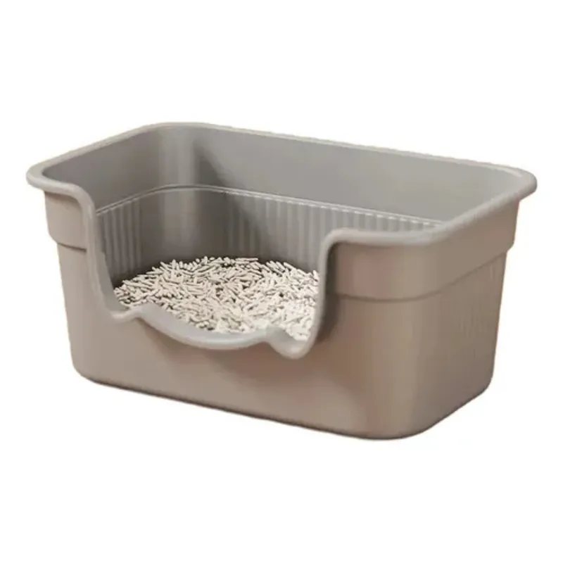 GENERICO - Arenero Grande Sanitario De Gatos Con Pala 50cm Gris