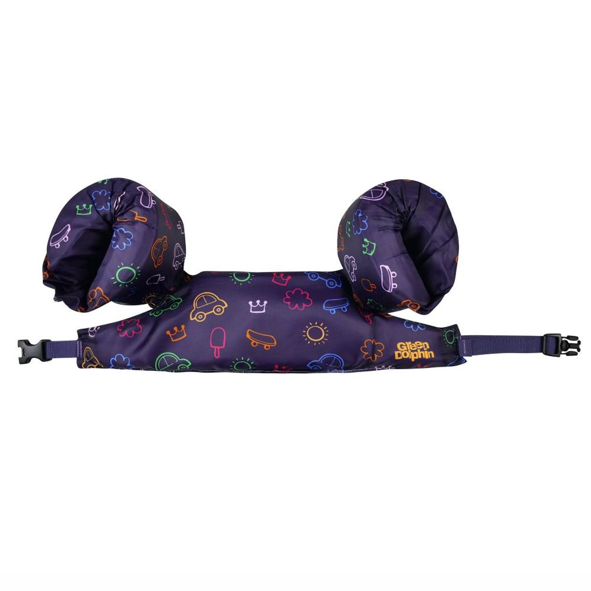 GREEN DOLPHIN - Flotador con Alitas Autos Azul Green Dolphin