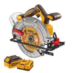 INGCO - SIERRA CIRCULAR + BAT 5AH Y CARG INDUSTRIAL 7 1/4" 20V/185MM