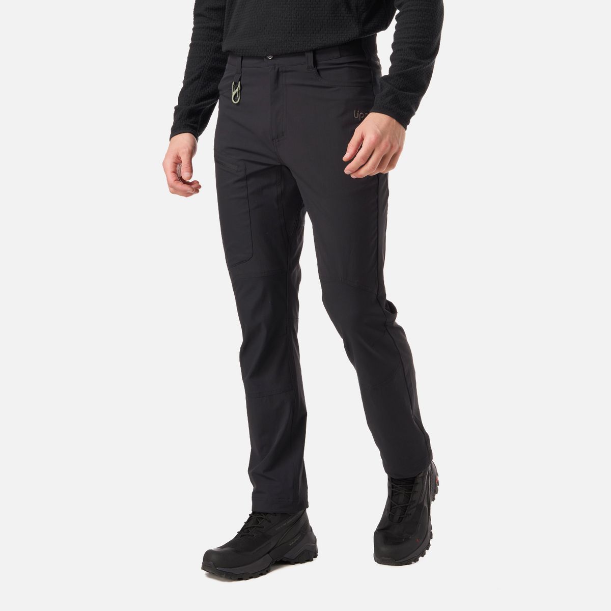 LIPPI - Pantalón Hombre Lennox Q-Dry Regular Fit Pants Negro Lippi