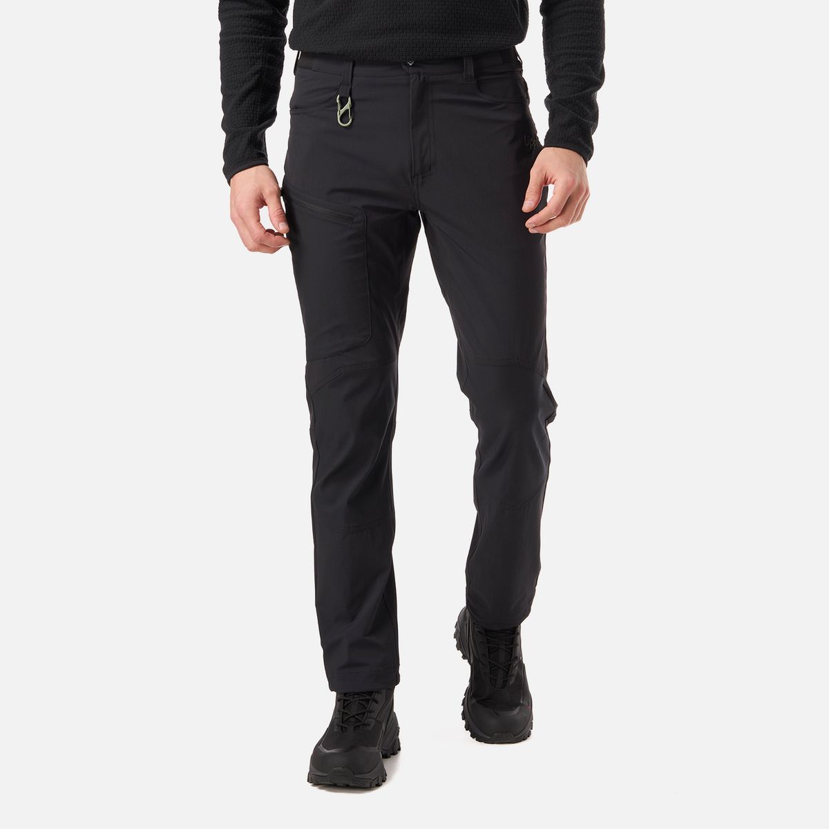 LIPPI - Pantalón Hombre Lennox Q-Dry Regular Fit Pants Negro Lippi