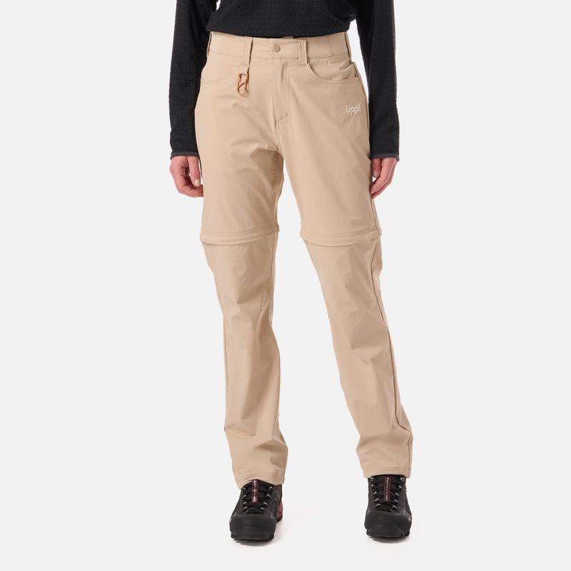 LIPPI - Pantalón Mujer Lennox Q-Dry Mix-2 Pants Beige Lippi
