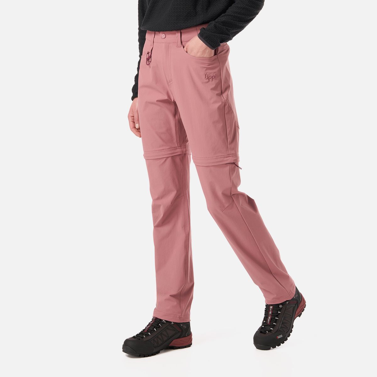 LIPPI - Pantalón Mujer Lennox Q-Dry Mix-2 Pants Rosa Oscuro Lippi