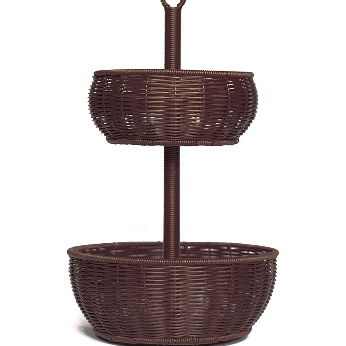 TEMPODECO - Frutero de Ratán Chocolate