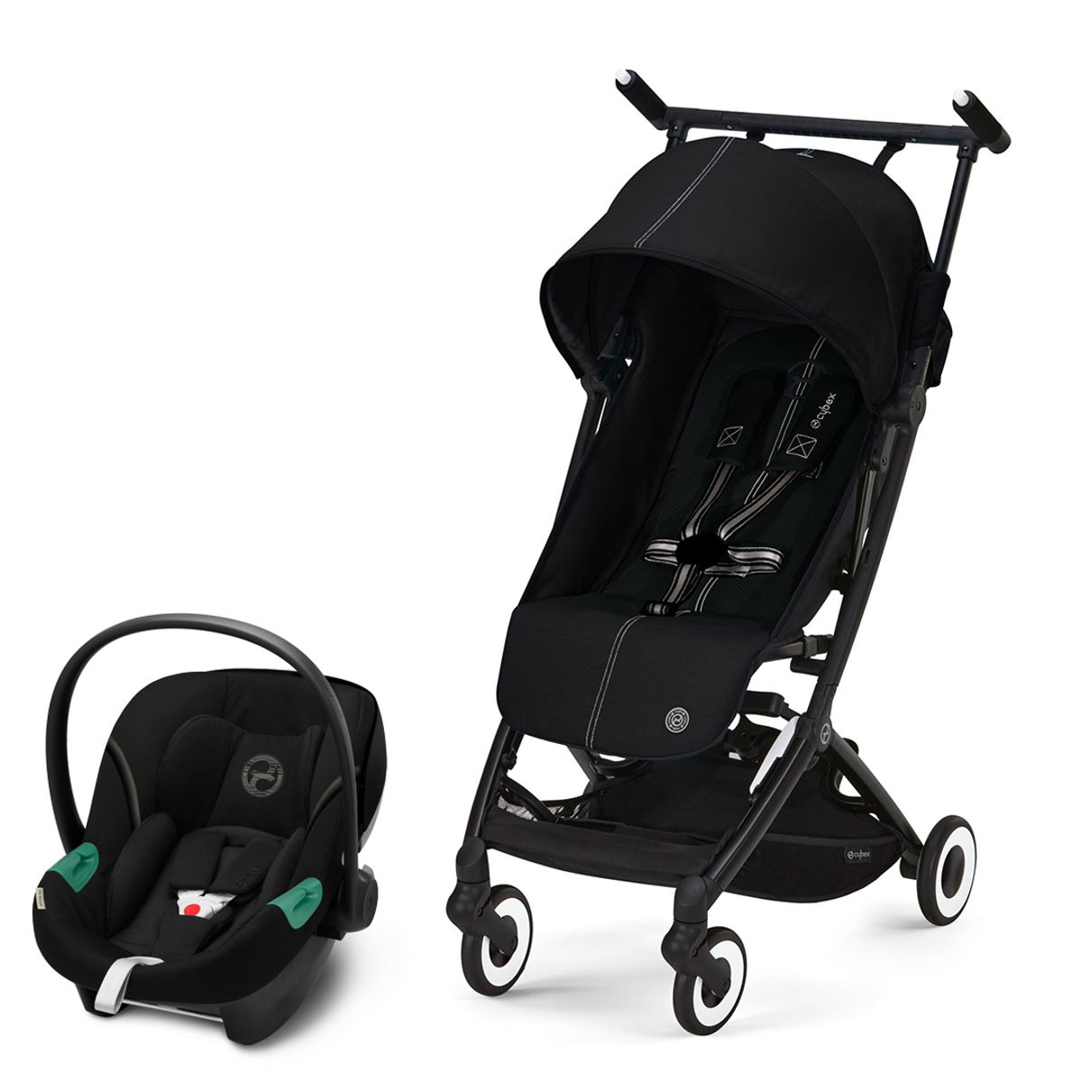 CYBEX - Coche Travel System Libelle Black+ Aton S2  Sin base