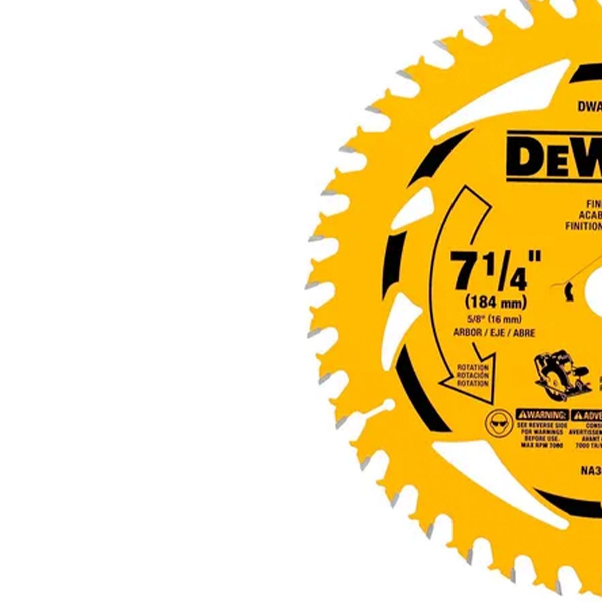 DEWALT - Disco De Sierra 7-1/4''x 5/8'' 40 Dientes - Dewalt DWA271440