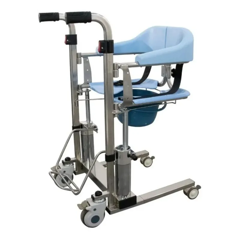 GLOMED - Silla de Transferencia para Baño Hidráulica con Ajuste de Pedal
