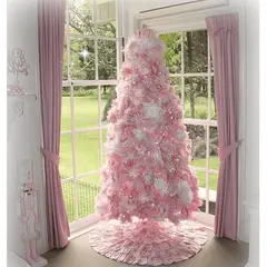 GENERICO - Arbol de Navidad Rosa 210CM
