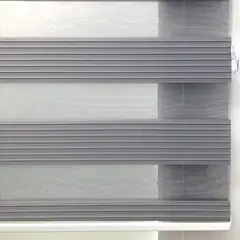 GENERICO - Cortina Persiana Roller Zebra Gris 140x200