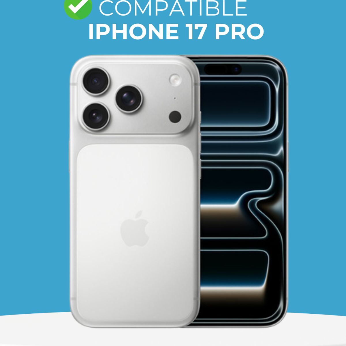 COMPUTECH - Lamina Vidrio Templado Pantalla Para iPhone 17 Pro