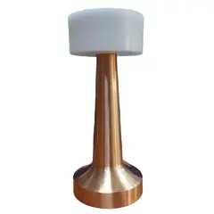 GENERICO - LAMPARA DE MESA ESCRITORIO MODELO HONGO DORADA