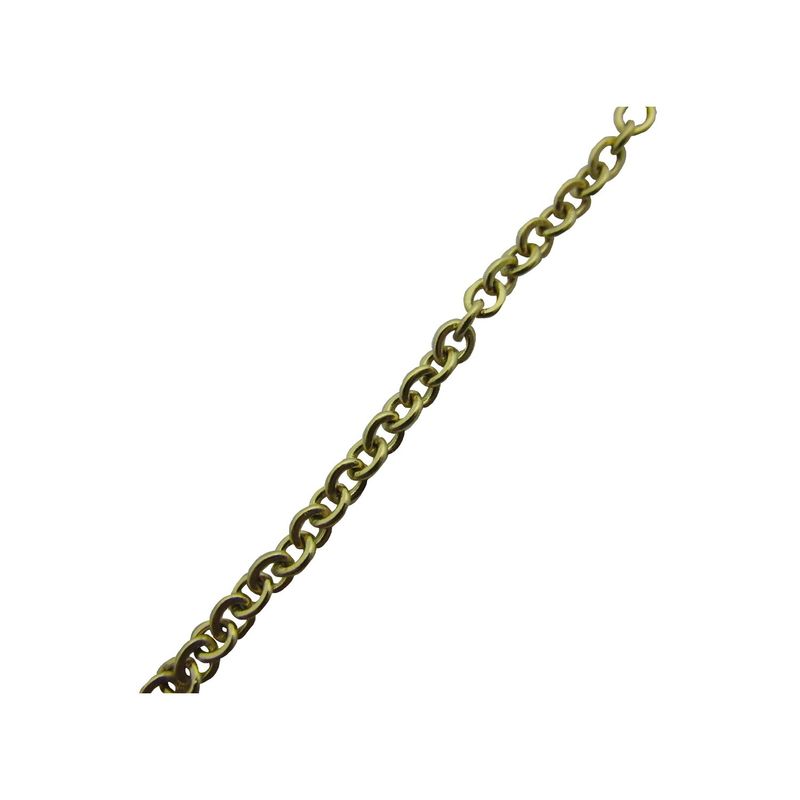 SAMANTA JOYA - Cadena Dorada Diseño Eslabón 50Cm 0.2Cm