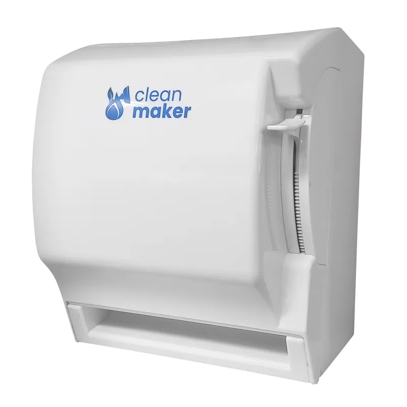 GENERICO - Dispensador de Toalla Palanca CleanMaker Blanco
