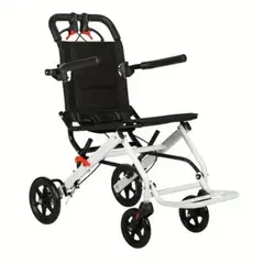 GLOMED - Silla de Ruedas de Traslado Liviana Portable