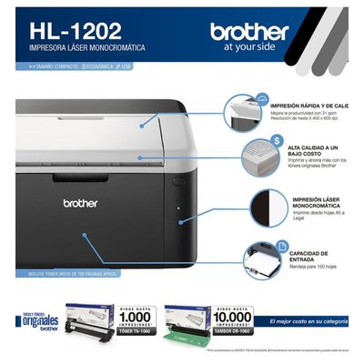 Imagen 2 del producto Impresora Láser HL-1202