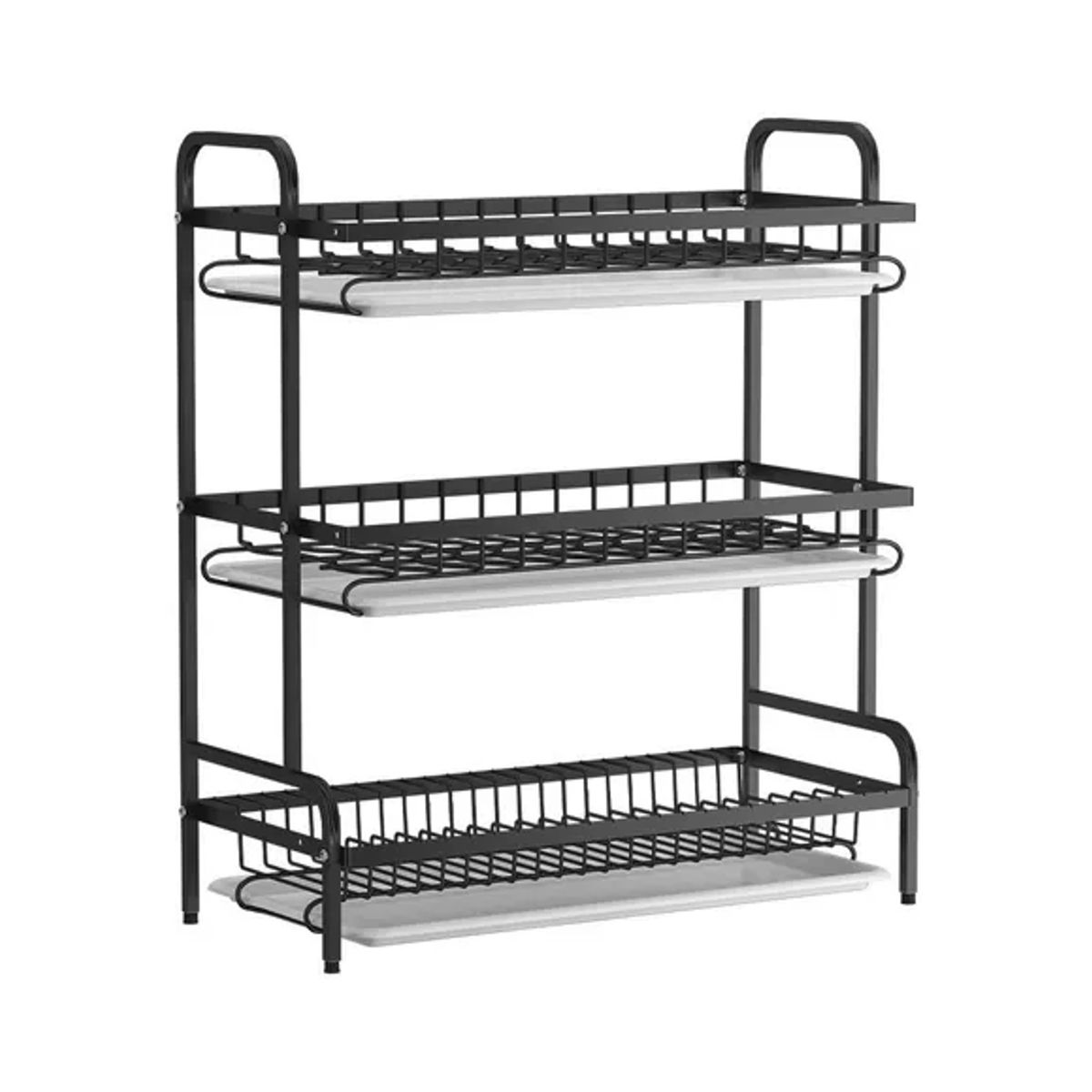 GENERICO - Secaplatos Escurridor De Loza Platos 3 Niveles Organizador