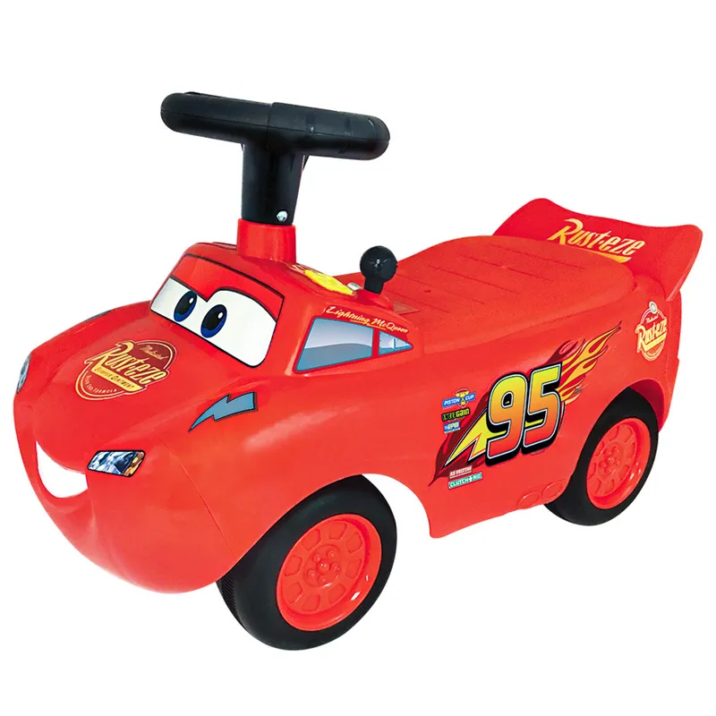 GENERICO - VEHICULO MONTABLE PARA NIÑOS RAYO MCQUEEN TURBO A TODO GAS