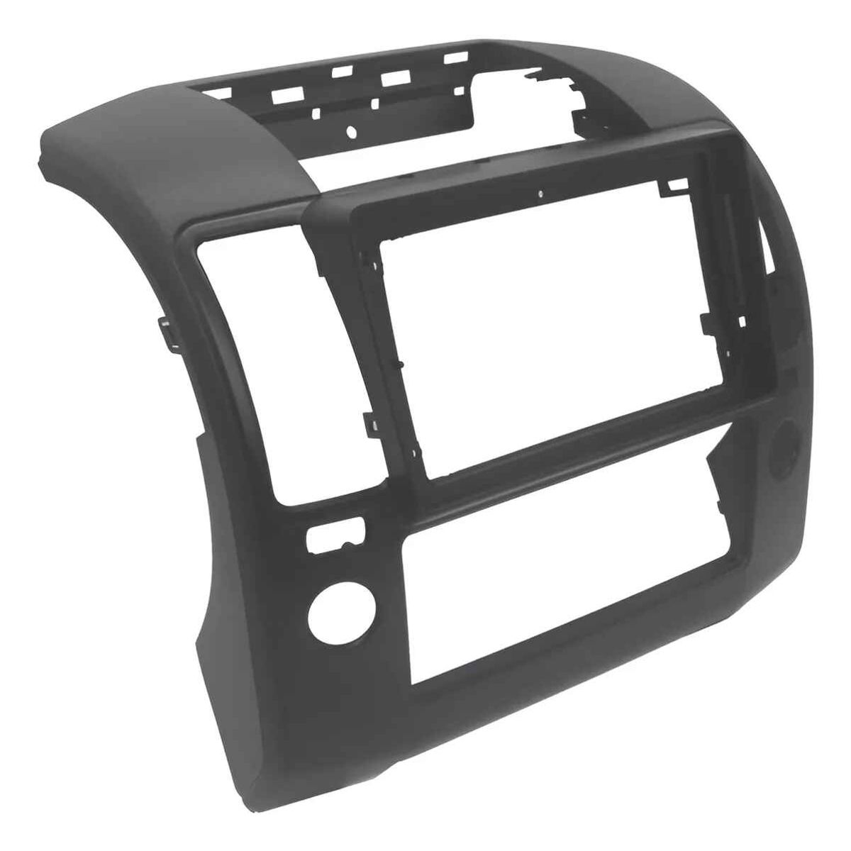 GENERICO - Bisel Adaptador Radio 9pul Nissan Navara 2006-2012 Negro