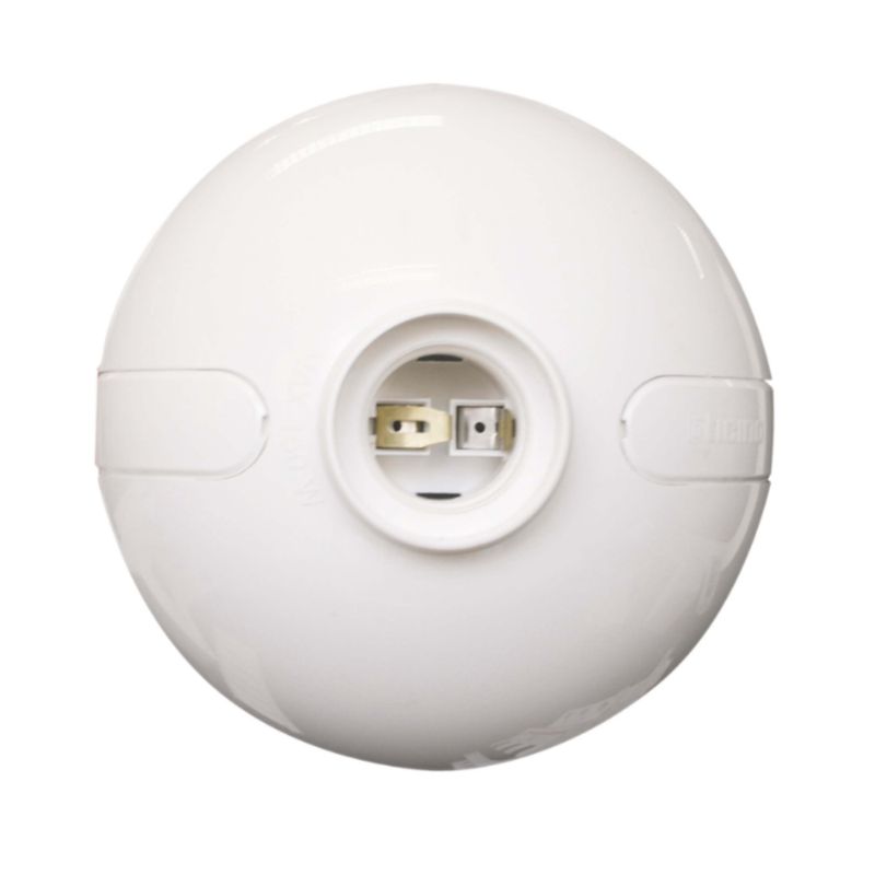 BTICINO - PLAFON OVALADO BLANCO BTICINO E-27 P21B