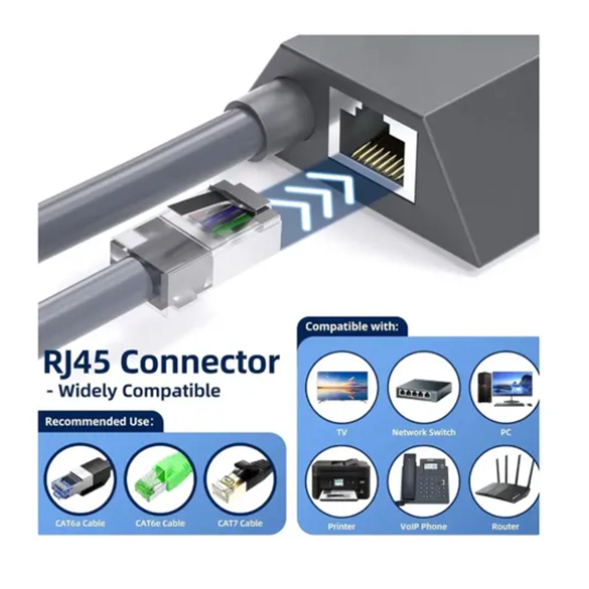GENERICO - Adaptador Starlink Internet Cable Ethernet Utp