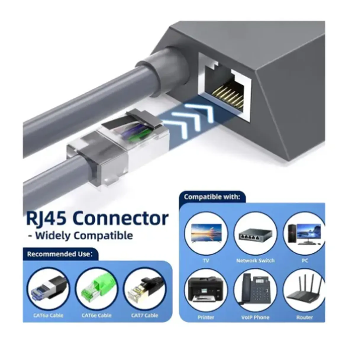 GENERICO - Adaptador Starlink Internet Cable Ethernet Utp