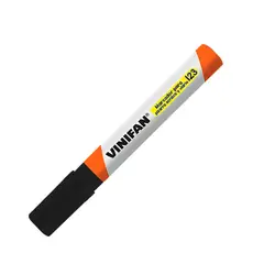 GENERICO - Plumón Marcador de Pizarra S123 Blister Vinifan - Negro - Tamano Unico