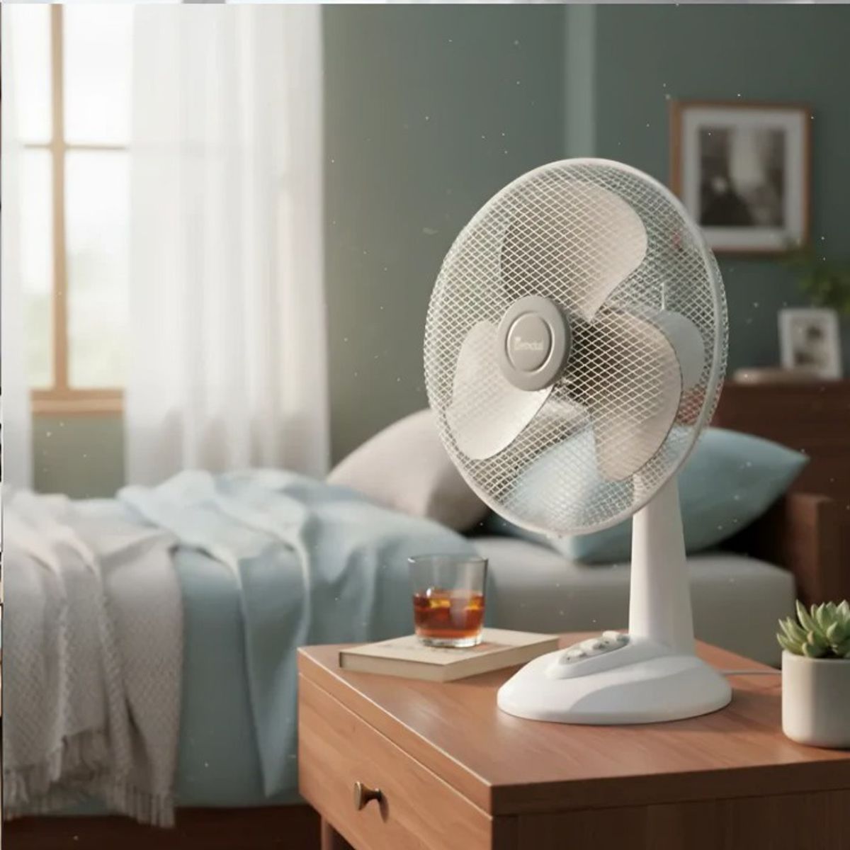 KENDAL - VENTILADOR SOBREMESA KF-16D BLANCO 16