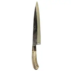 RAUKA - Cuchillo Parrillero Artesanal Acero al Carbono 44cm