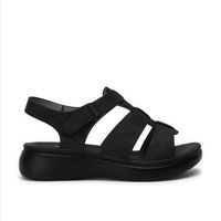 Sandalia Casual Mujer Negro Bass