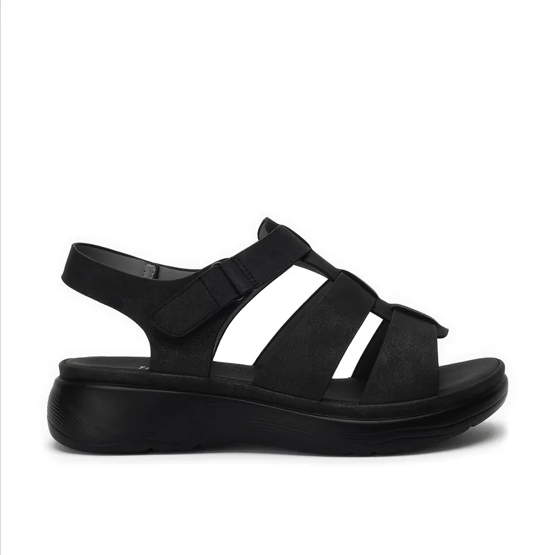 CHINITOWN - Sandalia Casual Mujer Negro Bass Chinitown