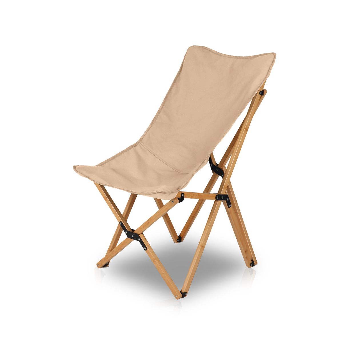 RUTTA - Silla Plegable Camping Ranco Beige