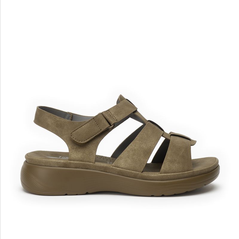 CHINITOWN - Sandalia Casual Mujer Camel Bass Chinitown