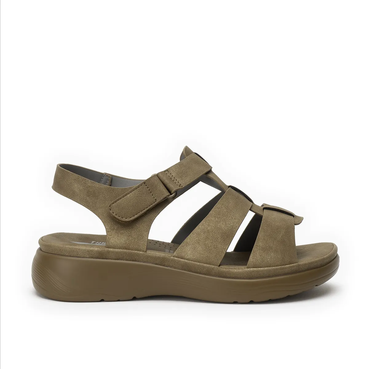 CHINITOWN - Sandalia Casual Mujer Camel Bass Chinitown