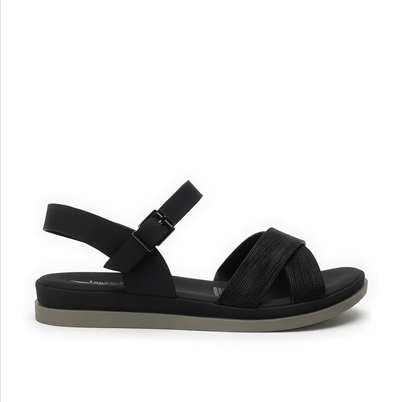 CHINITOWN - Sandalia Casual Mujer Negro Laurel Chinitown