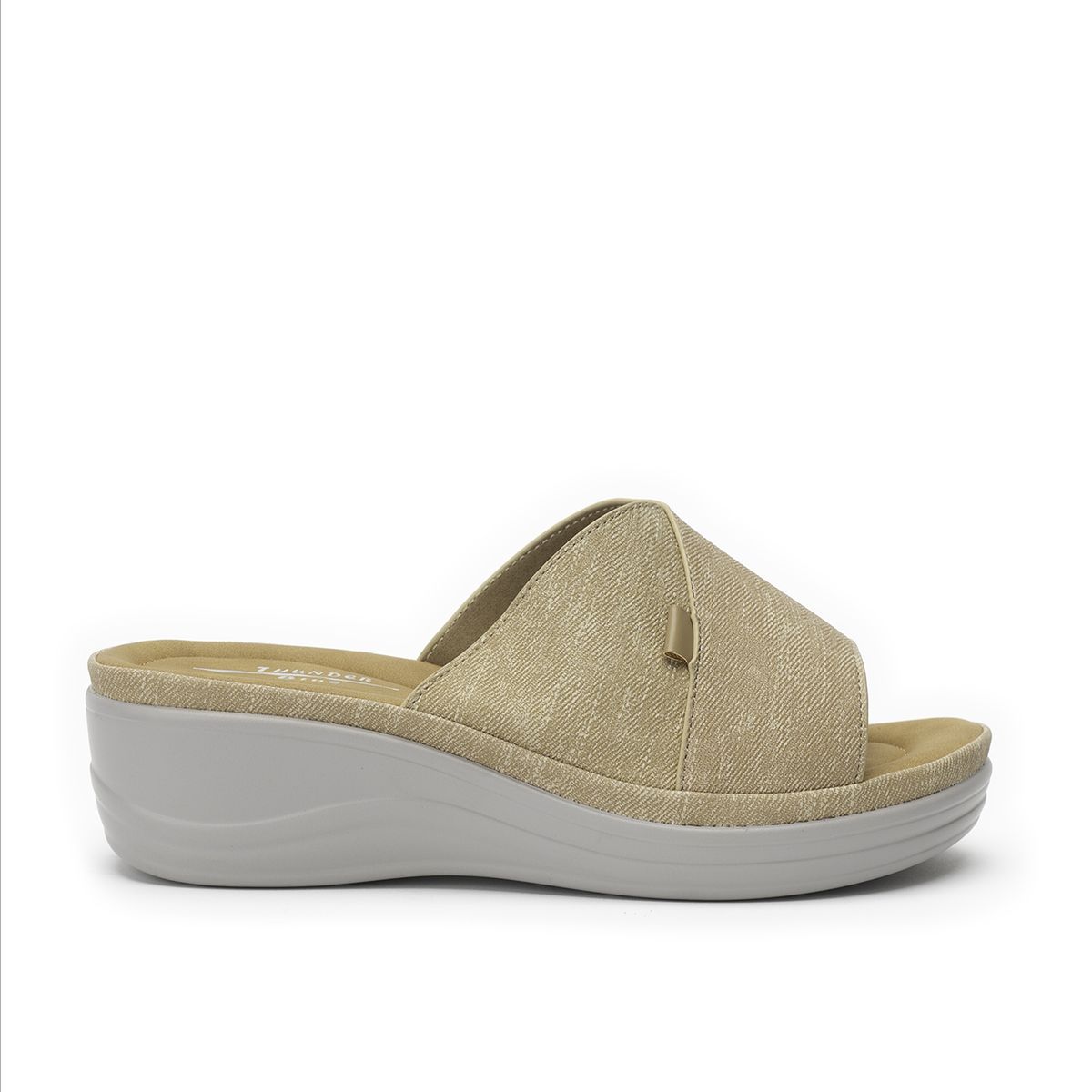 CHINITOWN - Sandalia Casual Mujer Beige Wix Chinitown
