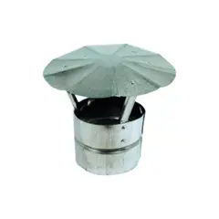 GENERICO - GORRO PARA TUBO DE ACERO GALVANIZADO 4