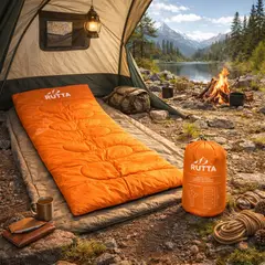 RUTTA - Saco de Dormir 250 gr Naranjo