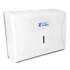 GENERICO - Dispensador Toalla de Papel Frontal Clean Maker Blanco.