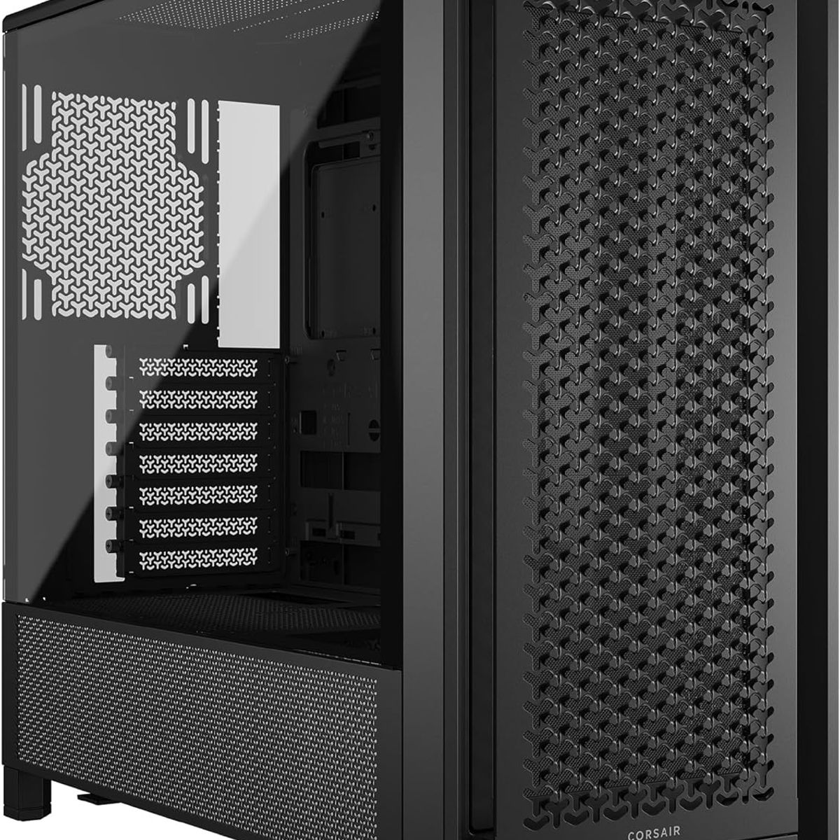 CORSAIR - Gabinete Gamer Corsair 4000D Frame Mid Tower - Negro Modular Vidrio Templado
