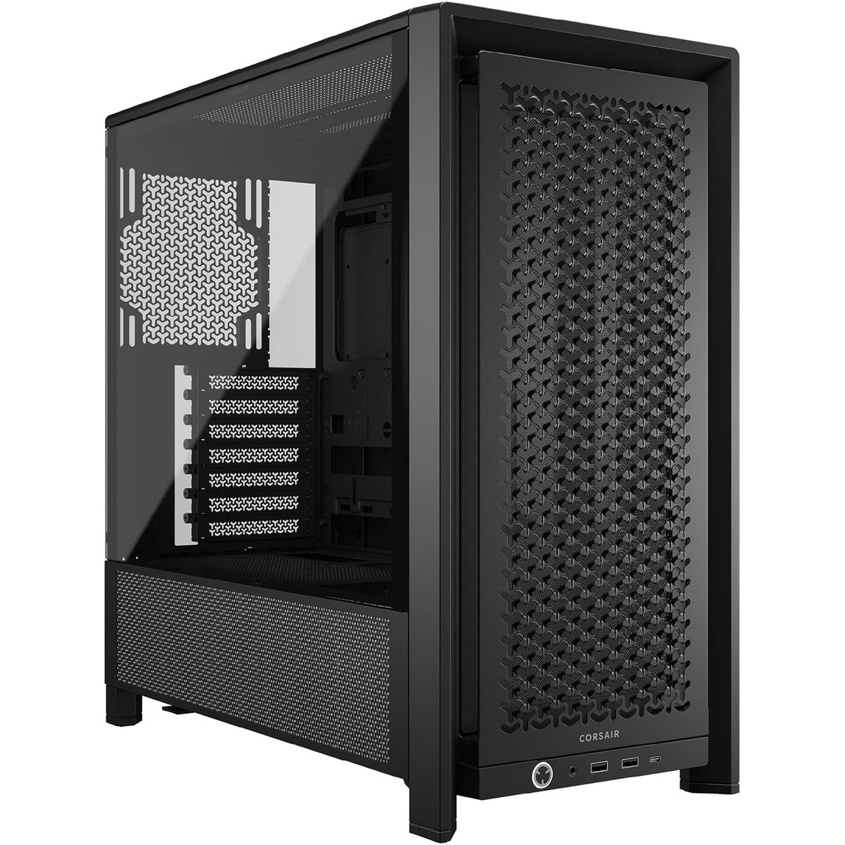 CORSAIR - Gabinete Gamer Corsair 4000D Frame Mid Tower - Negro Modular Vidrio Templado