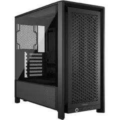 CORSAIR - Gabinete Gamer 4000D Frame Mid Tower - Negro Modular Vidrio Templado