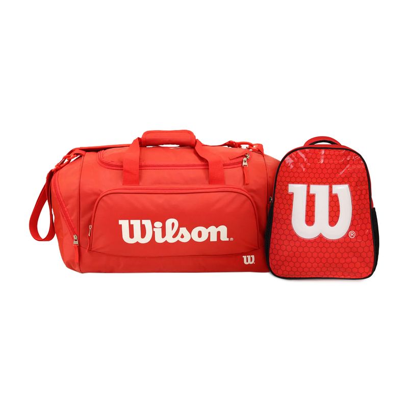 WILSON - Pack Wilson bolso Mercury rojo + mochila Sweet rojo