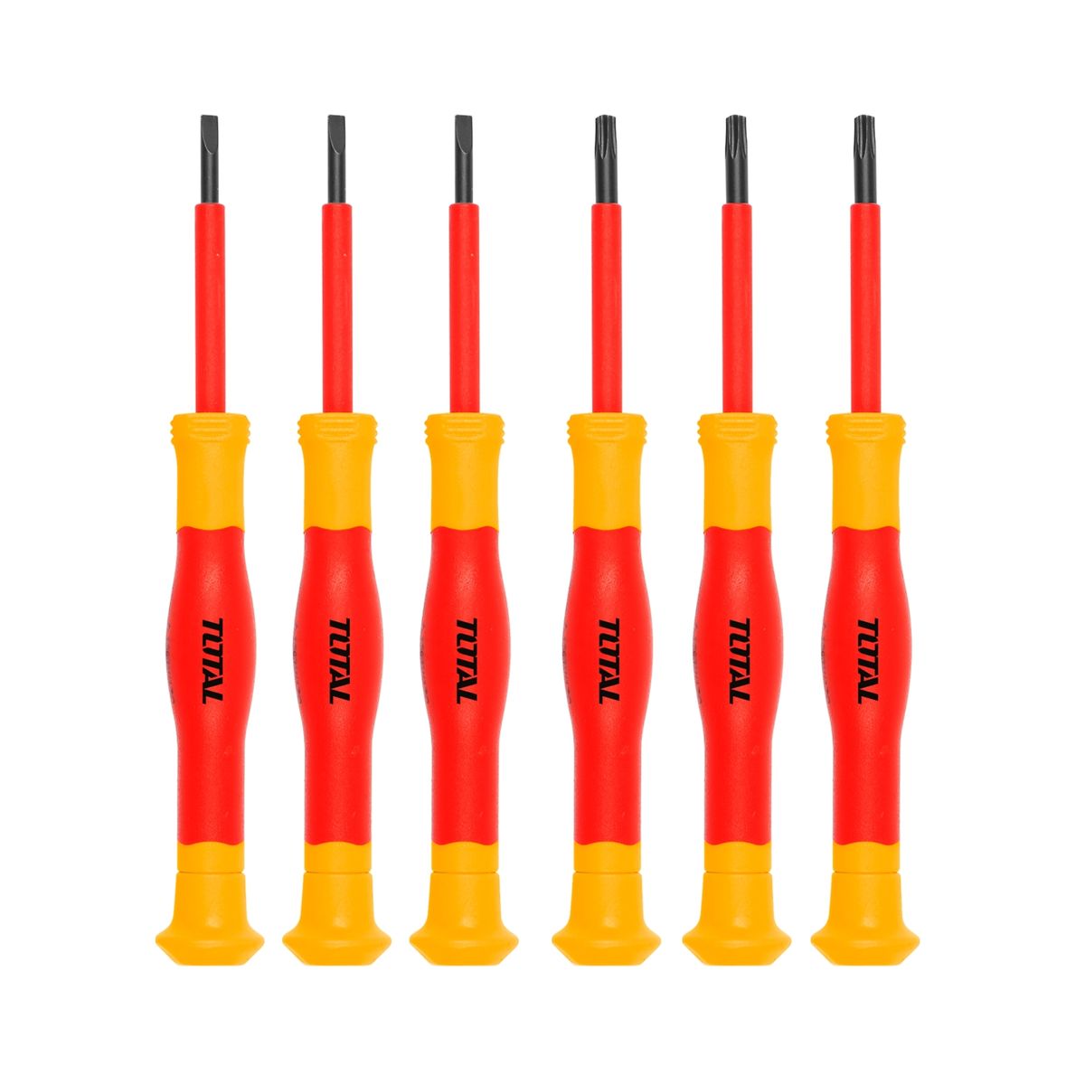 TOTAL TOOLS - Juego Destornillador para Eléctrico 6 Piezas Total