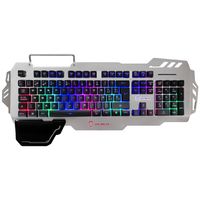 Teclado Gamer Profesional DGX Epic Master RGB + Apoya Muñeca