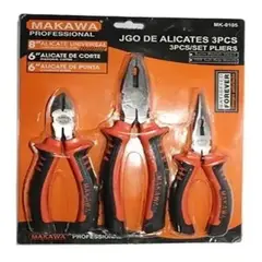 MAKAWA - Juego de Alicates 3PCS