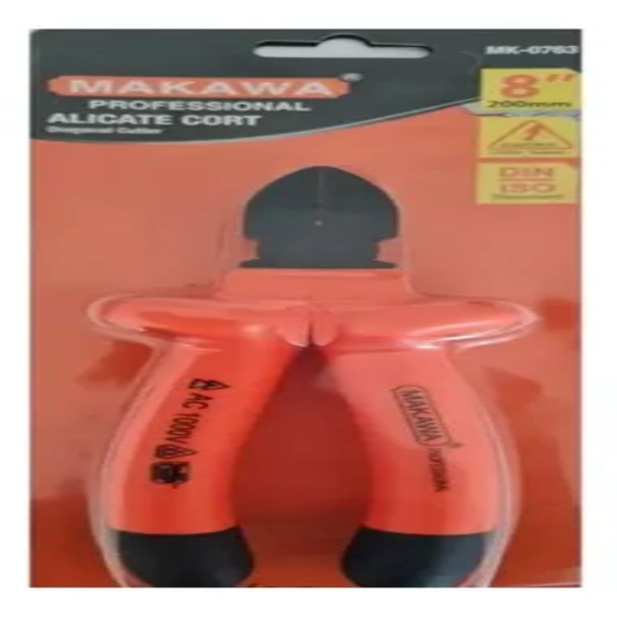 MAKAWA - ALICATE CORTE 8 PARA ELECTRICISTA MAKAWA