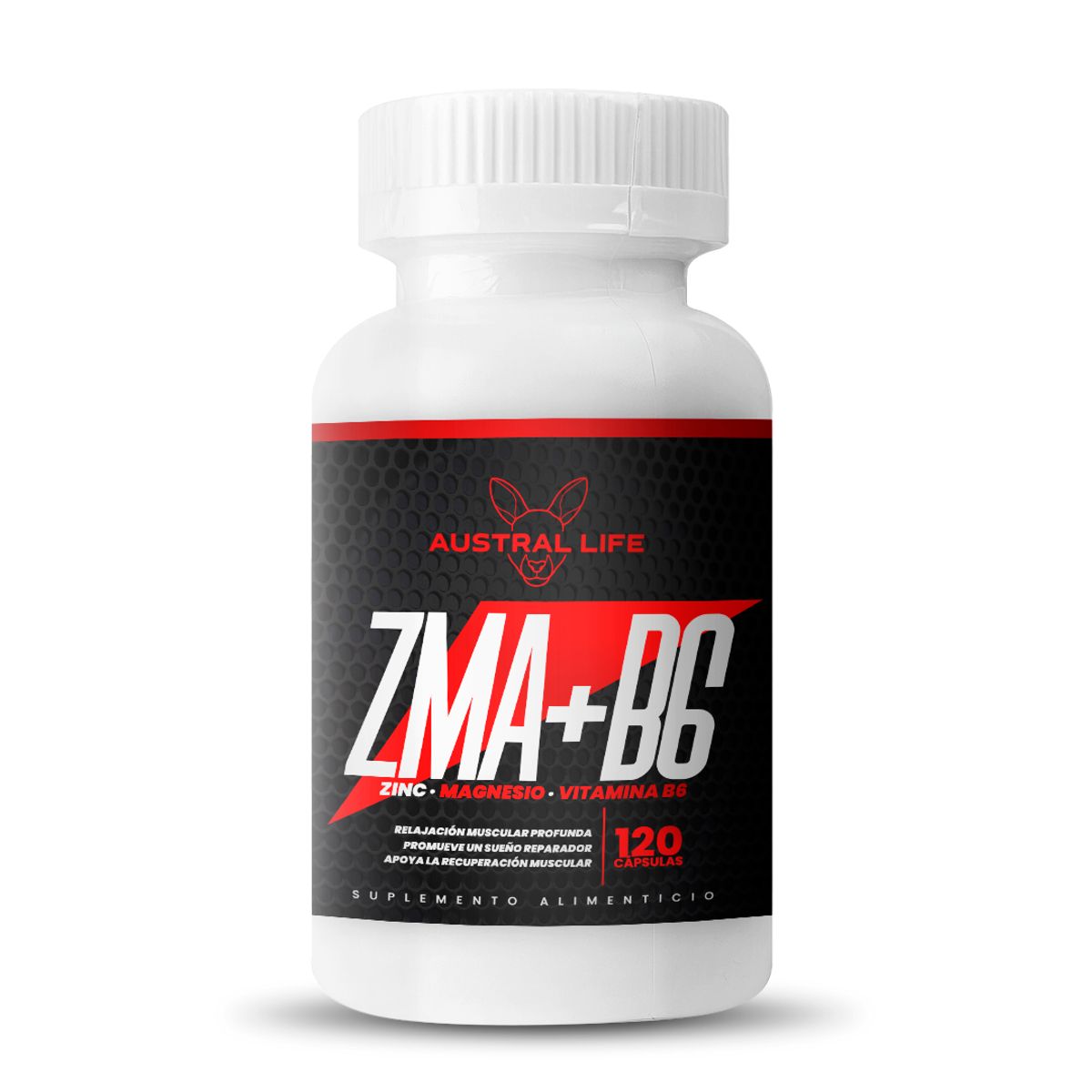 AUSTRAL LIFE - Zma + B6 Zinc Magnesio 120 Cápsulas - Austral Life